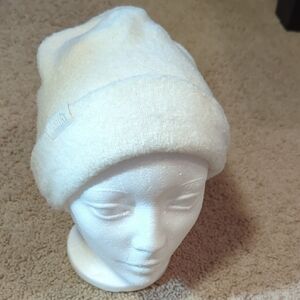 Cozy White Knit Beanie